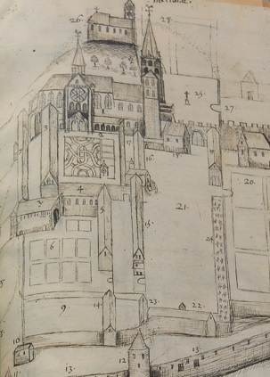 Gravure de l'abbaye