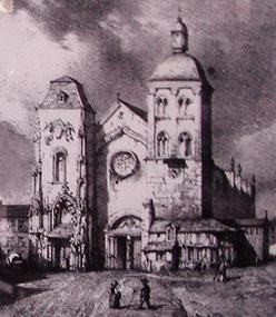 La cathédrale au 18e siècle