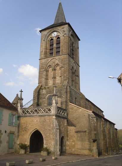 Coupe de l'église