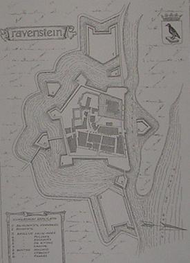 Plattegrond van de vesting